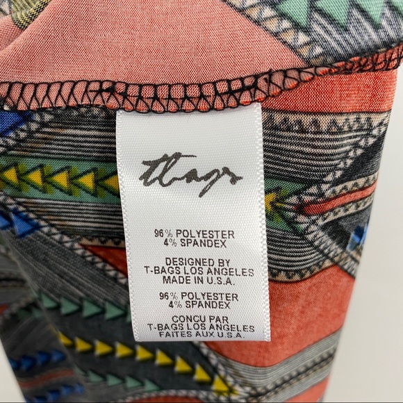 T Bags Los Angeles Boho Maxi Dress Side Cutouts S - Picture 8 of 8